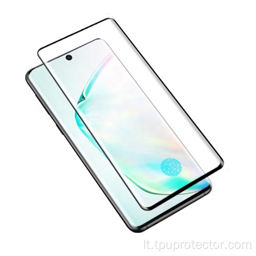 Grūdinto stiklo ekrano apsauga, skirta Samsung Note 10